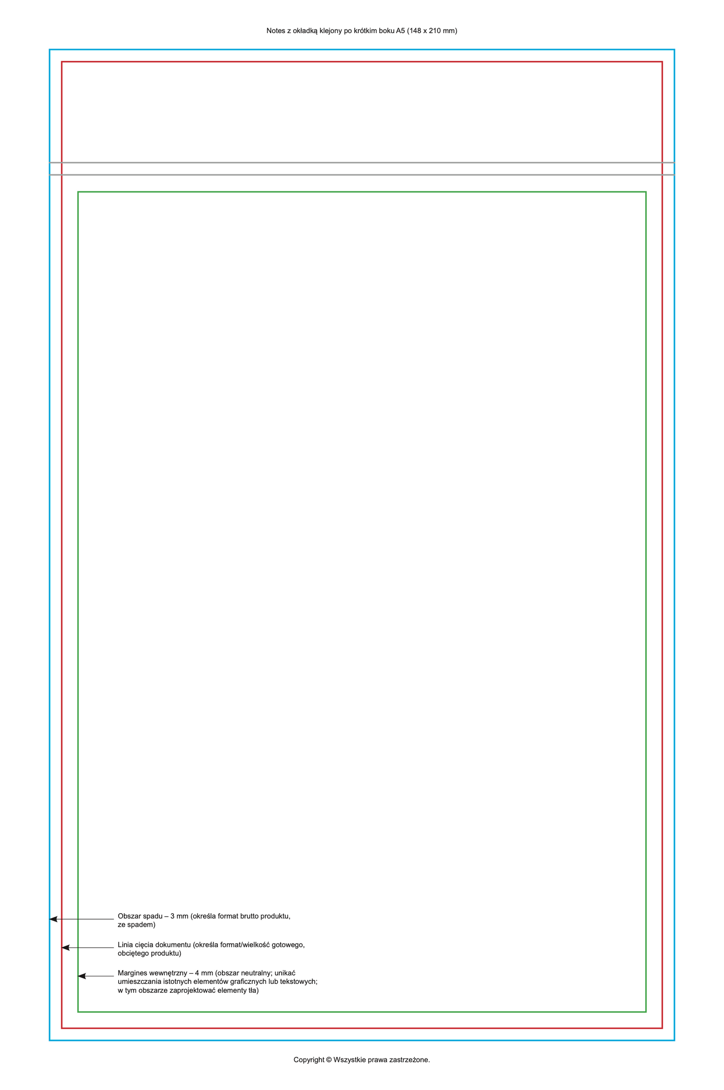 Notesy klejone bez okładki A6 (105 x 148 mm) Winners Gadzety