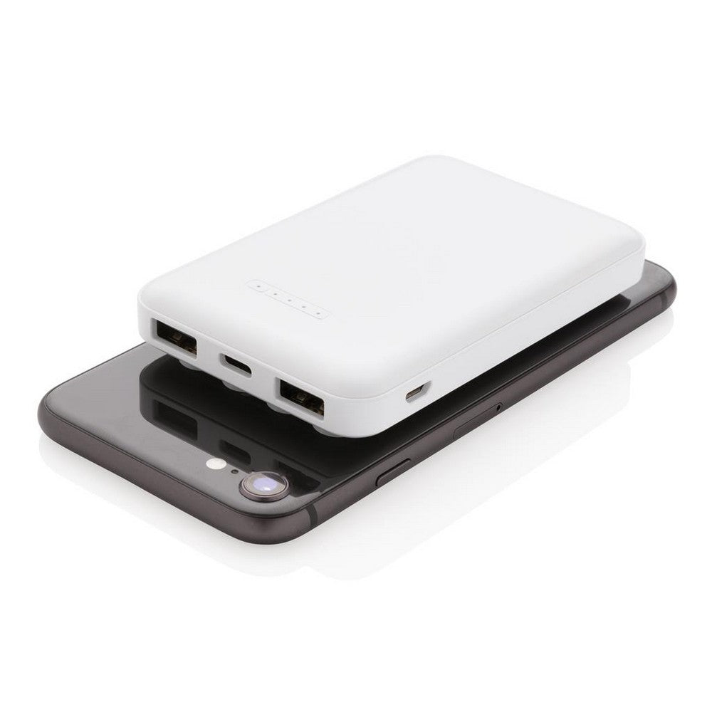 Bezprzewodowy power bank 5000 mAh z przyssawkami Winners Gadzety