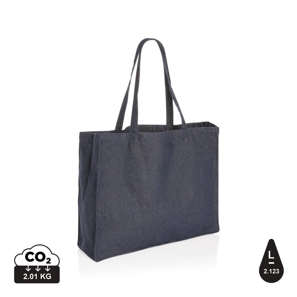 Torba na zakupy Impact AWARE™, dżins z recyklingu Winners Gadzety