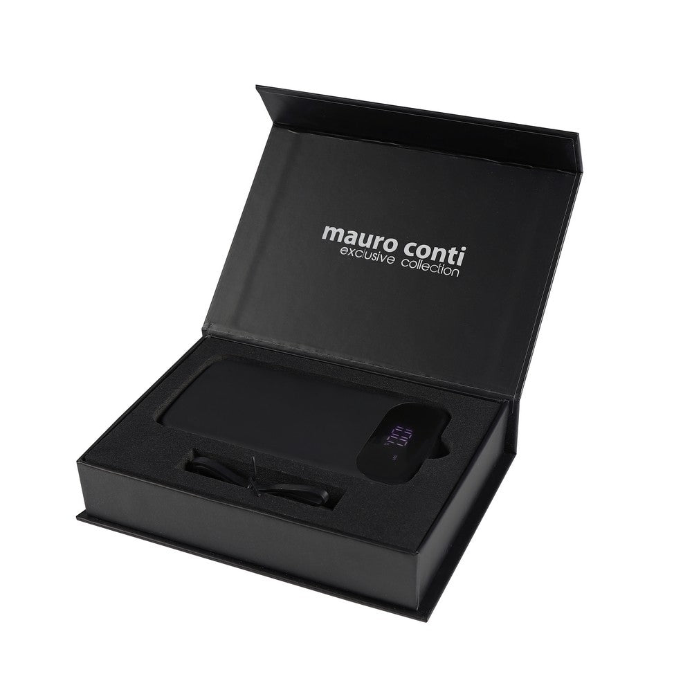 Power bank 8000 mAh Mauro Conti, ładowarka bezprzewodowa 5W | Eric Winners Gadzety