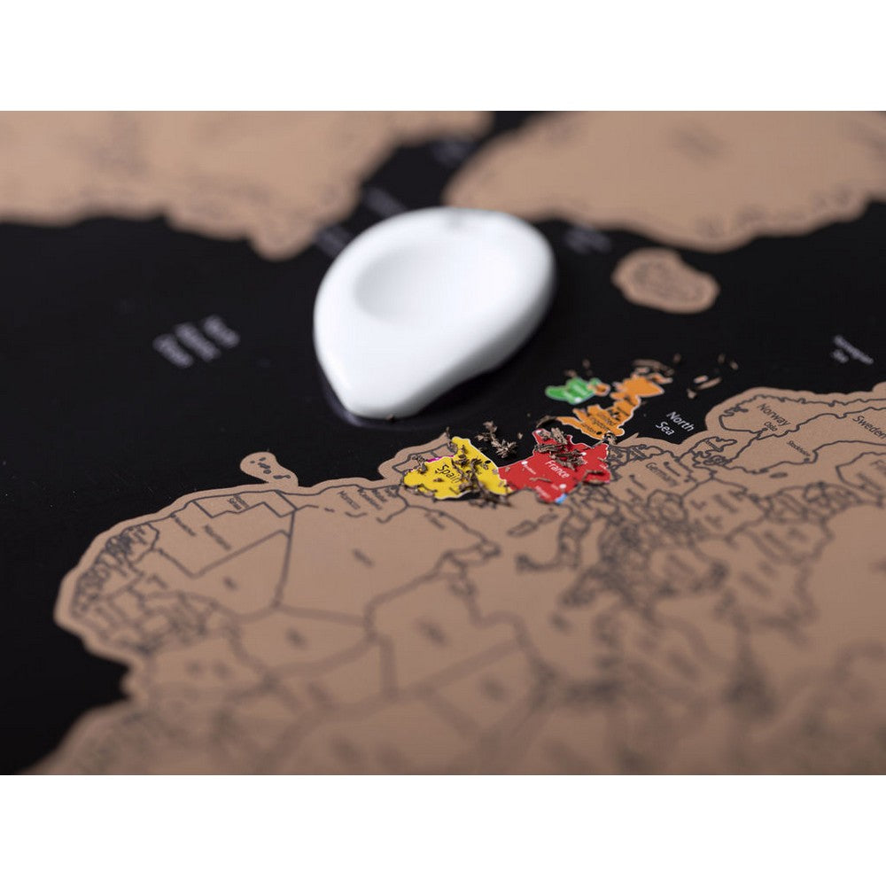 Mapa świata, zdrapka Winners Gadzety