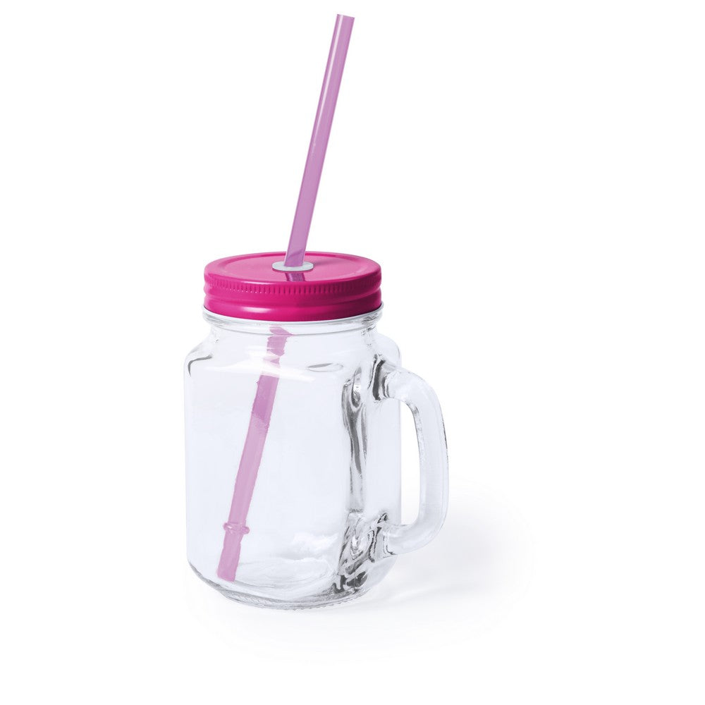 Słoik do picia 500 ml ze słomką Winners Gadzety