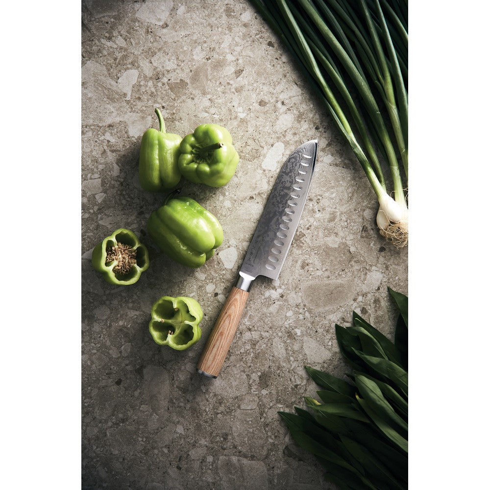 Nóż santoku VINGA Hattasan Damascus Winners Gadzety