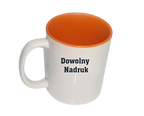 Kubek TOMEK kolorowy środek 330ml + nadruk Winners Gadzety