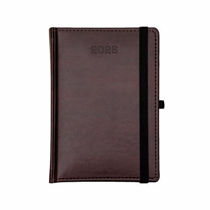 Kalendarze A5 dzienny Nebraska z gumką