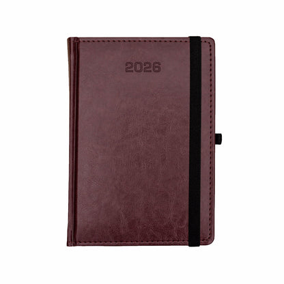 Kalendarze A5 dzienny Nebraska z gumką