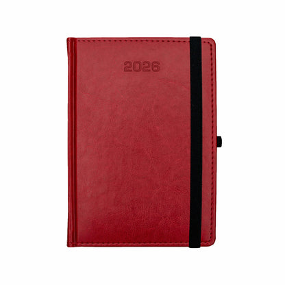 Kalendarze A5 dzienny Nebraska z gumką