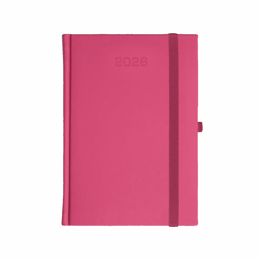 Kalendarze A5 dzienny Porcellana z gumką