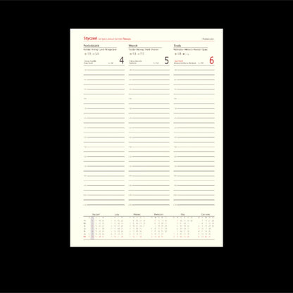 Kalendarze A5 tygodniowe Vivella