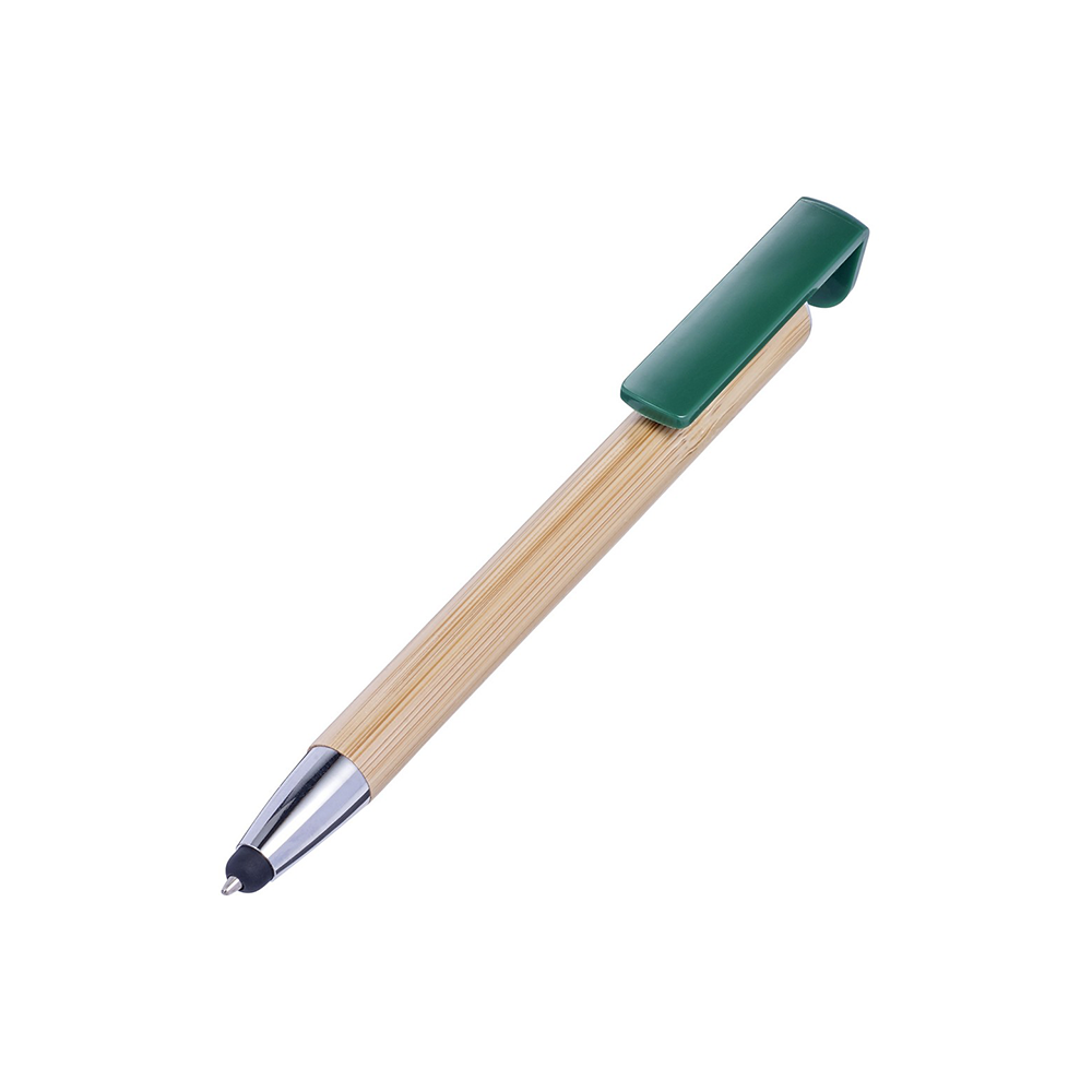 Bambusowy długopis, touch pen, stojak na telefon Winners Gadzety