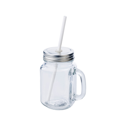 Słoik do picia 480 ml ze słomką Winners Gadzety