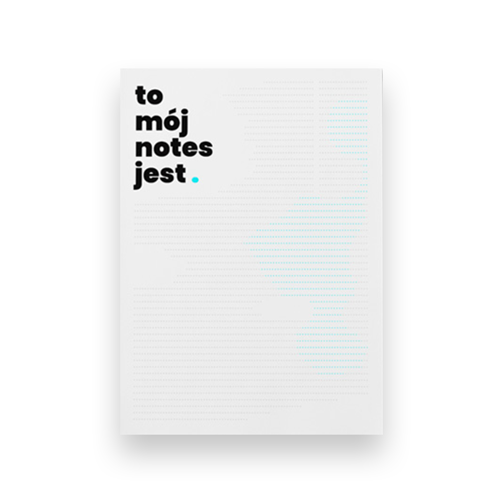 Notesy klejone bez okładki A4 (210 x 297 mm) Winners Gadzety