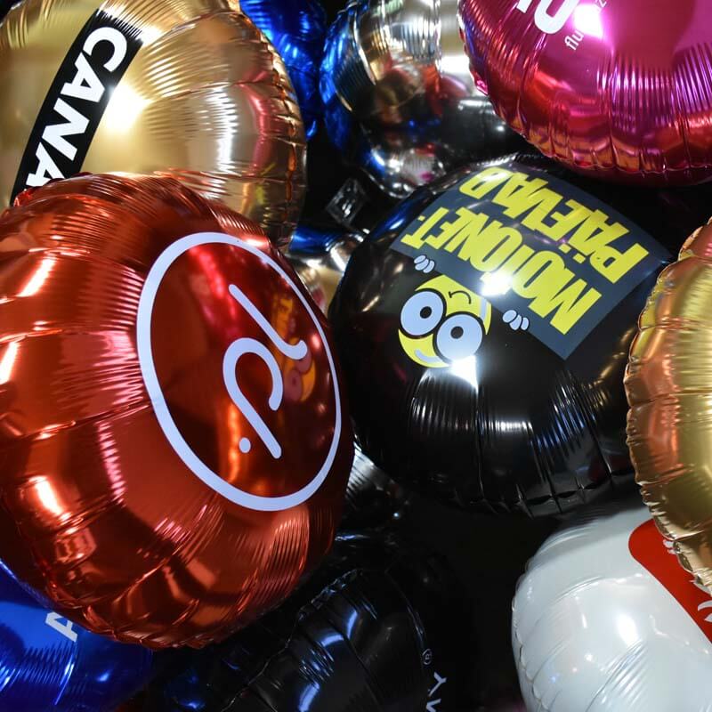 BALONY FOLIOWE Z NADRUKIEM LOGO Winners Gadzety