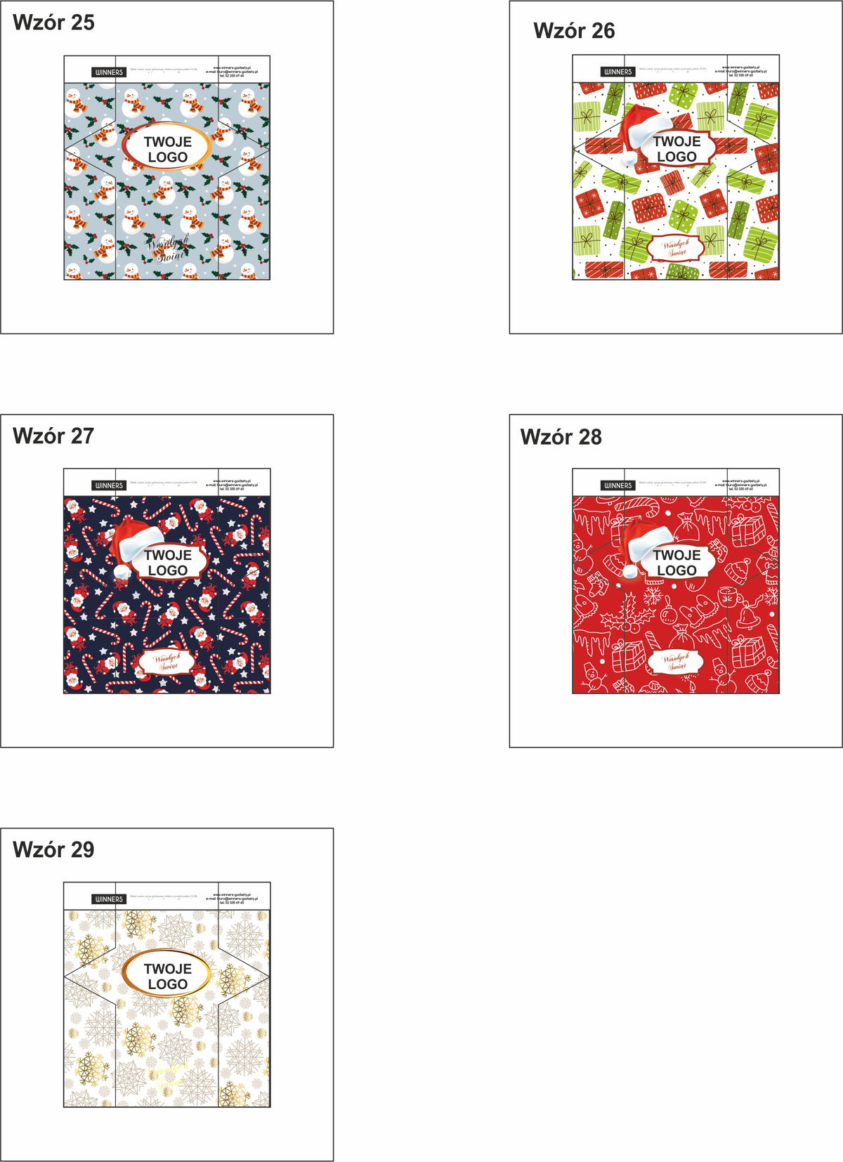 Krówki świąteczne