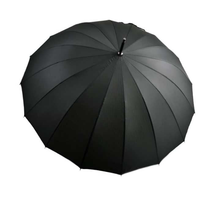 PARASOL 16 PANELOWY YORK CZARNY Winners Gadzety