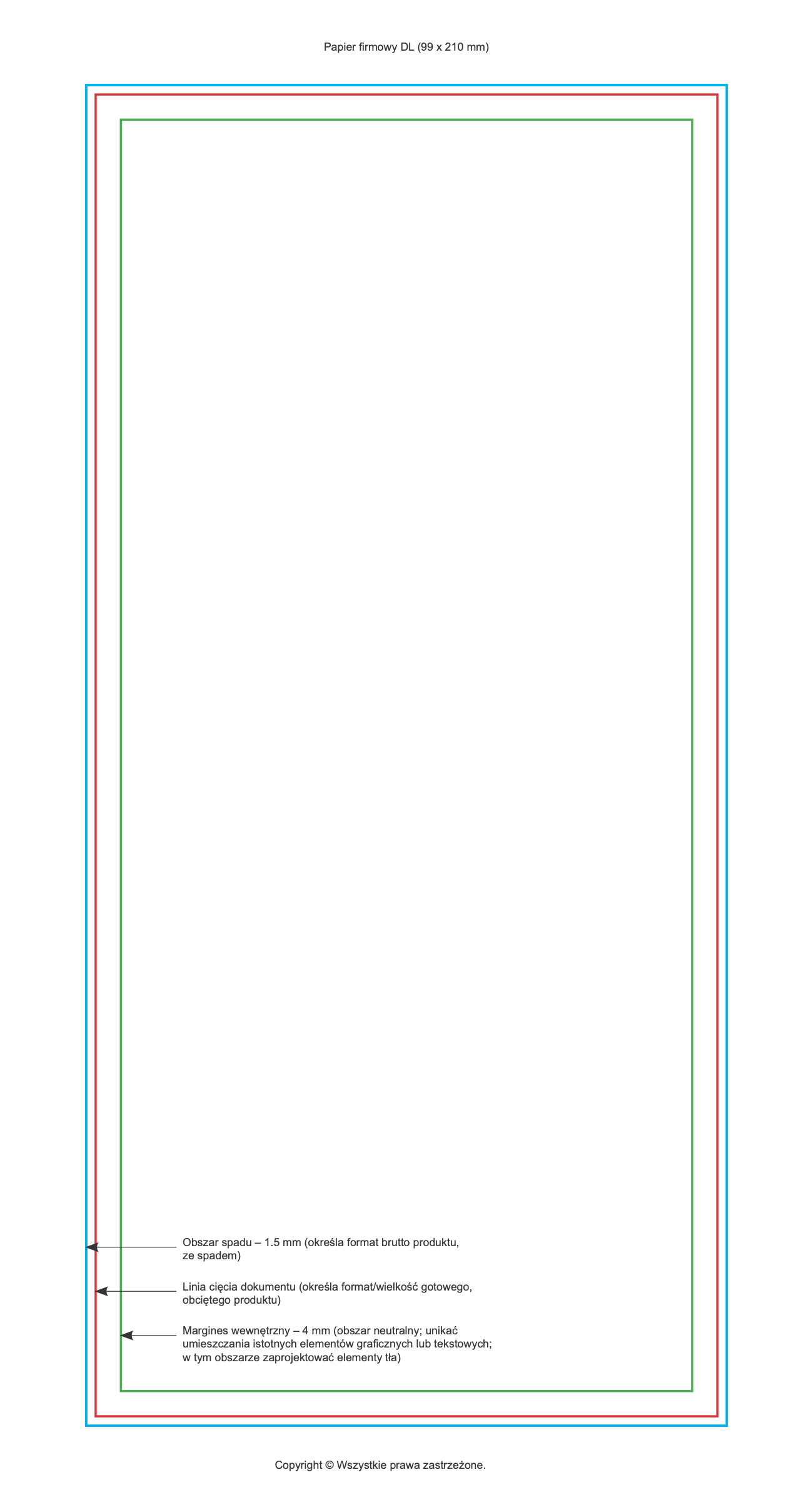 Papiery firmowe DL (99 x 120 mm) Winners Gadzety