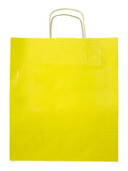 Torba papierowa 305x170x340mm z uchwytem skręcanym ŻÓŁTA Winners Gadzety