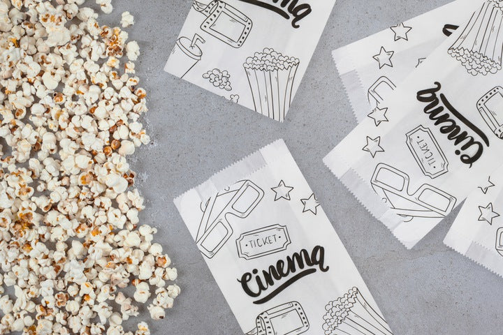 Torba papierowa na POPCORN- 100szt Winners Gadzety