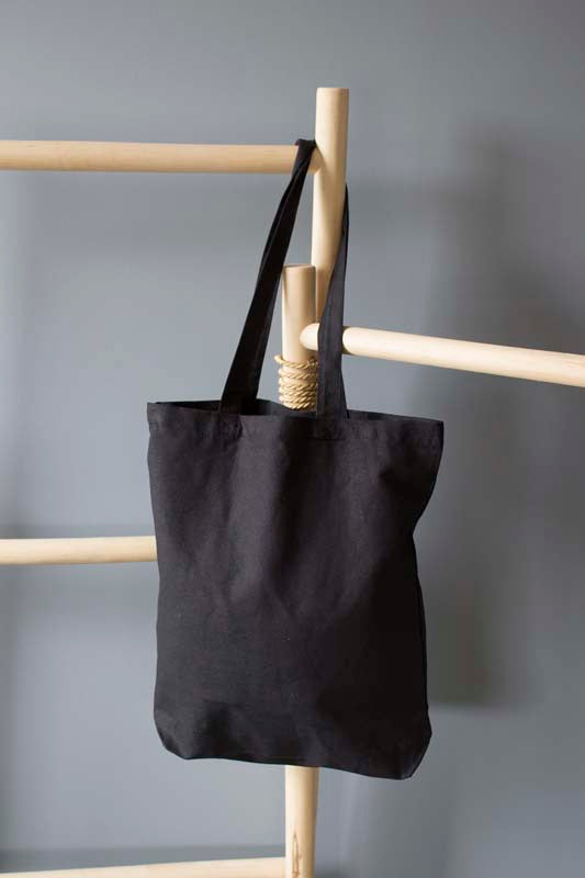 Torba bawełniana CZARNA 38x8x42 cm Uchwyt: 70 cm Winners Gadzety