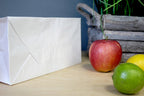 Torba papierowa 330x160x380mm z uchwytem skręcanym - BIAŁA Winners Gadzety