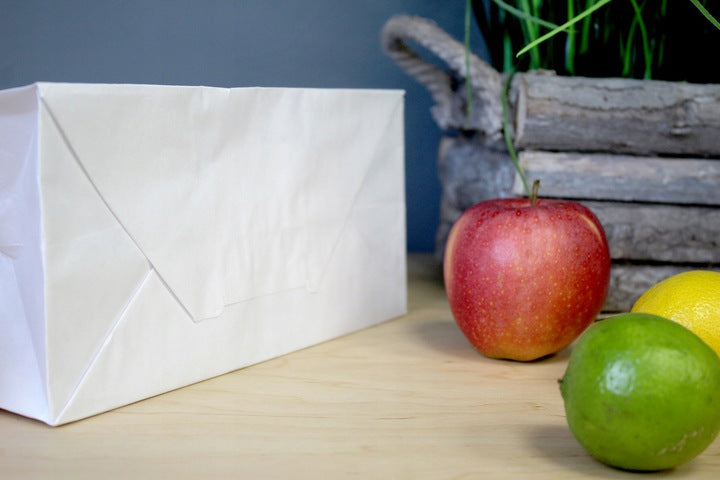 Torba papierowa 330x160x380mm z uchwytem skręcanym - BIAŁA Winners Gadzety