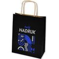 Torba papierowa z nadrukiem 180x80x225mm CZARNA 50 szt. Winners Gadzety