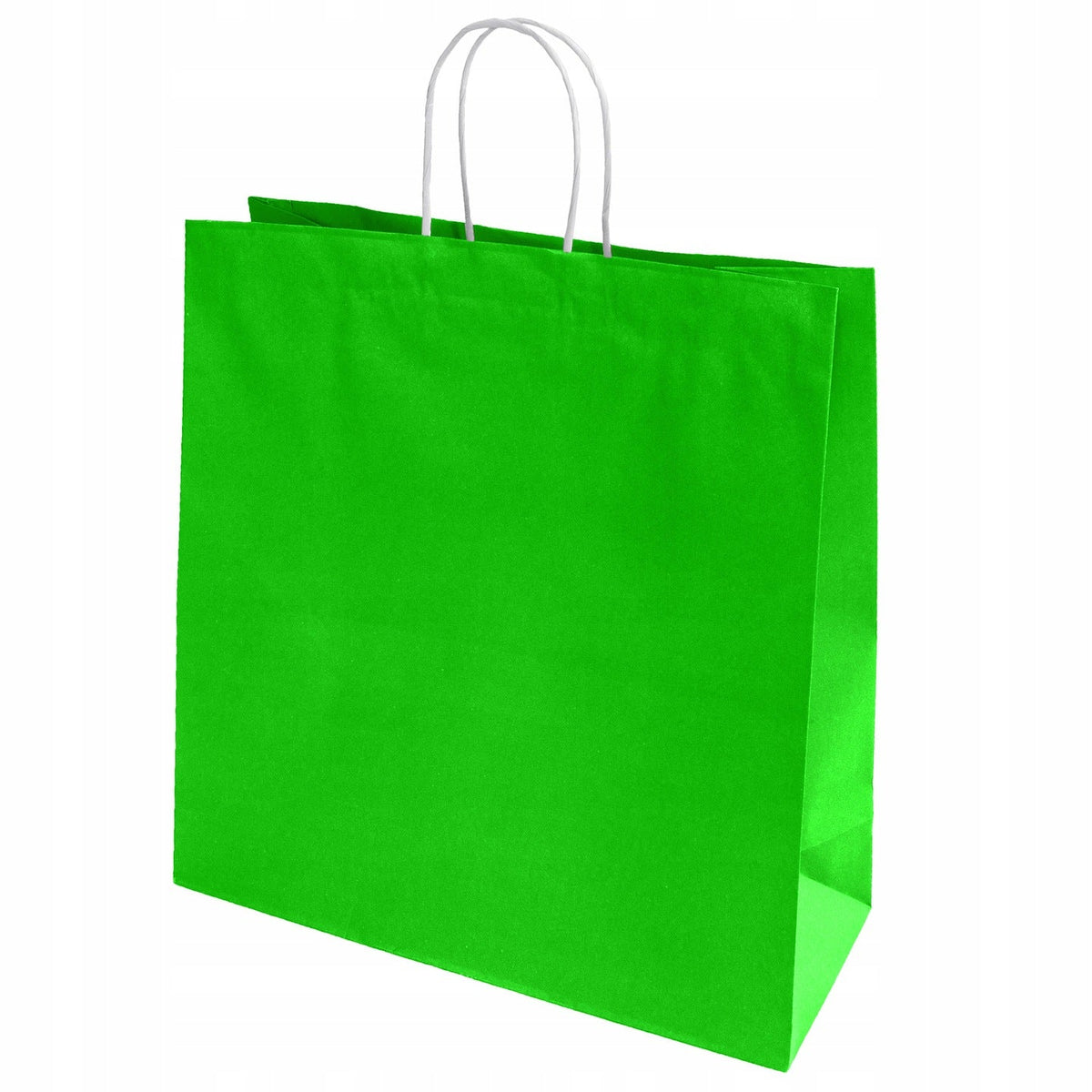 Torba papierowa z uchwytem skręcanym Premium - JASNOZIELONY - 350x150x400mm Winners Gadzety