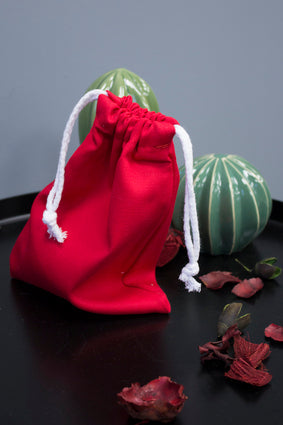 Worek bawełniany CZERWONY 10x15 cm 145 g/m2 Winners Gadzety