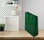 Torba laminowana z uchwytem sznurkowym - ZIELONA - 240x90x320mm Winners Gadzety