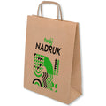 Torba papierowa z nadrukiem 240x100x320mm BRĄZOWA 50 szt. Winners Gadzety