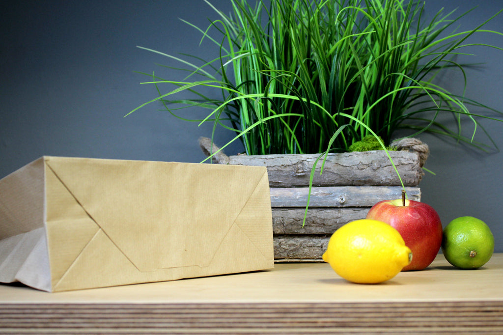 Torba papierowa 320x120x410mm z uchwytem skręcanym BRĄZOWA Winners Gadzety