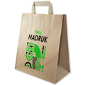 Torba papierowa z nadrukiem 260x140x300mm BRĄZOWA 50 szt. Winners Gadzety