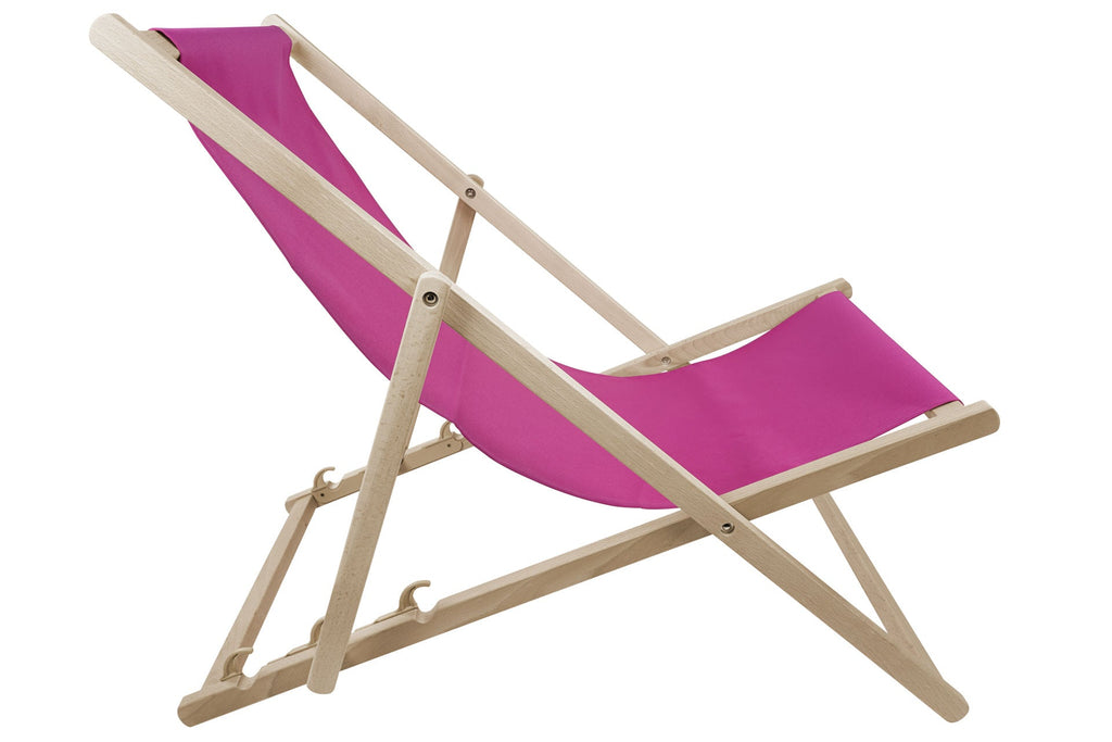 Leżak drewniany - RÓŻOWY Winners Gadzety
