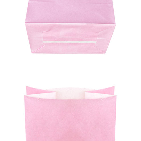 Torba papierowa klockowa RÓŻOWA 100x70x280mm 1szt. Winners Gadzety