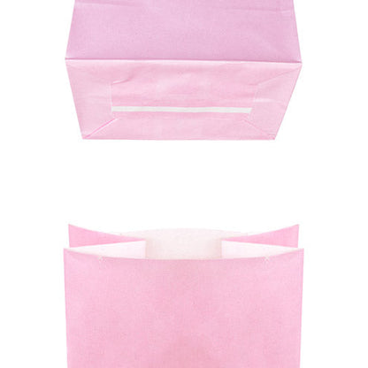 Torba papierowa klockowa RÓŻOWA 100x70x280mm 1szt. Winners Gadzety