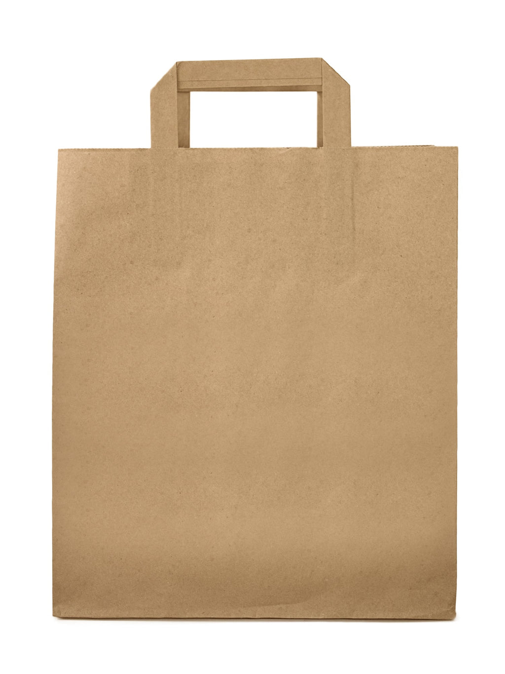 Torba papierowa 260x140x300mm z uchwytem płaskim BRĄZOWA Winners Gadzety