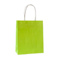 Torba papierowa 180x80x220mm z uchwytem skręcanym Premium -JASNO ZIELONA Winners Gadzety