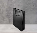 Torba laminowana z uchwytem sznurkowym - CZARNA - 300x100x400mm Winners Gadzety