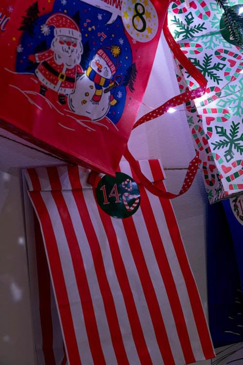 Eko kalendarz adwentowy DIY 24szt naklejki Winners Gadzety