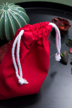 Worek bawełniany CZERWONY 10x15 cm 145 g/m2 Winners Gadzety