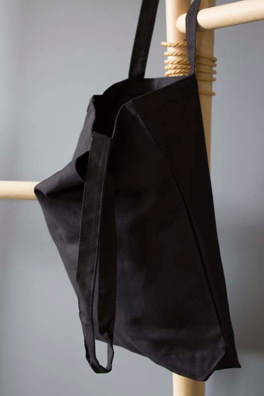 Torba bawełniana CZARNA 38x8x42 cm Uchwyt: 70 cm Winners Gadzety