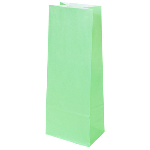 Torba papierowa klockowa ZIELONA 100x70x280mm 5szt. Winners Gadzety