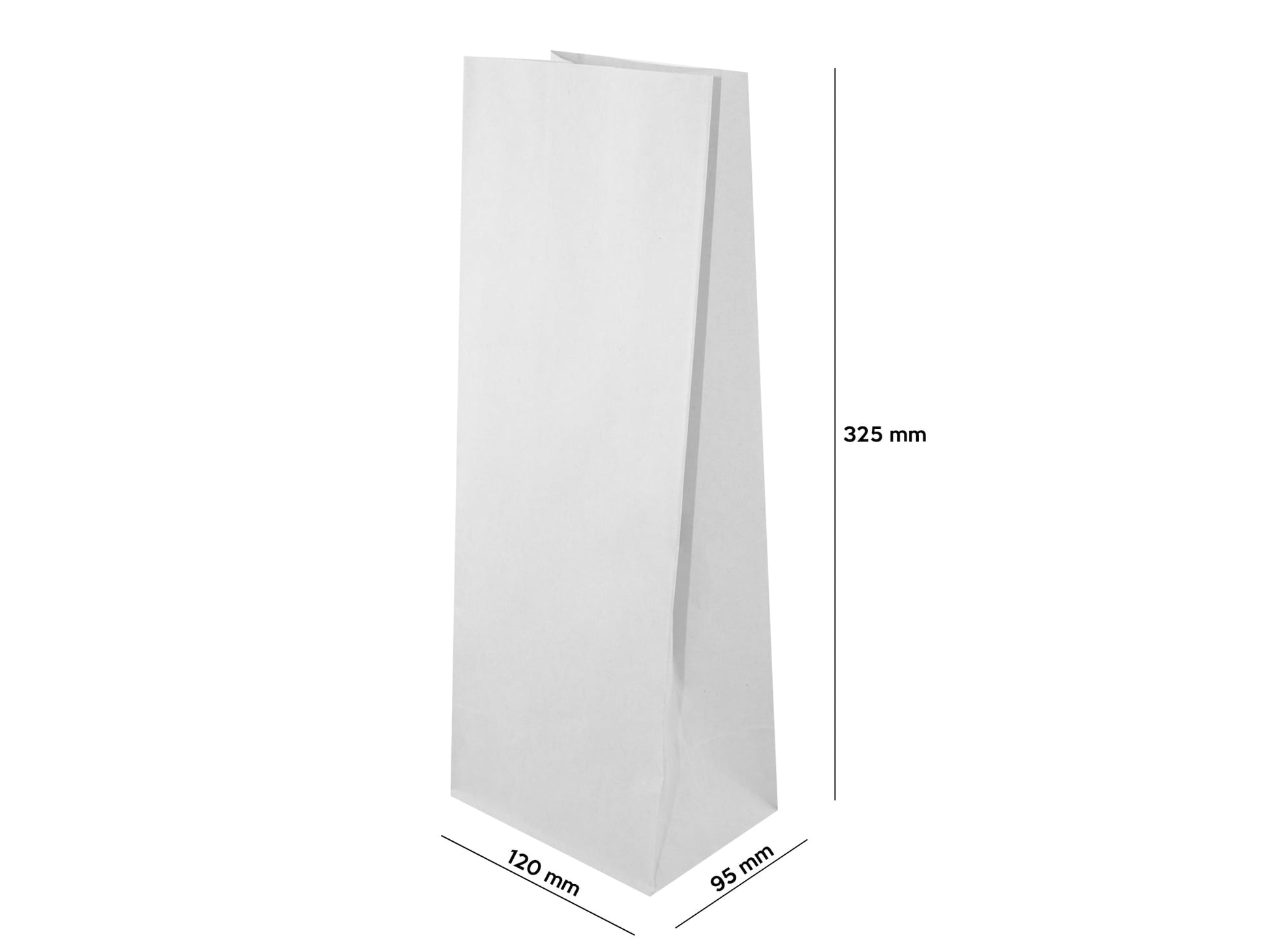 Torba klockowa - BIAŁA - 120x95x325mm 1000szt. Winners Gadzety