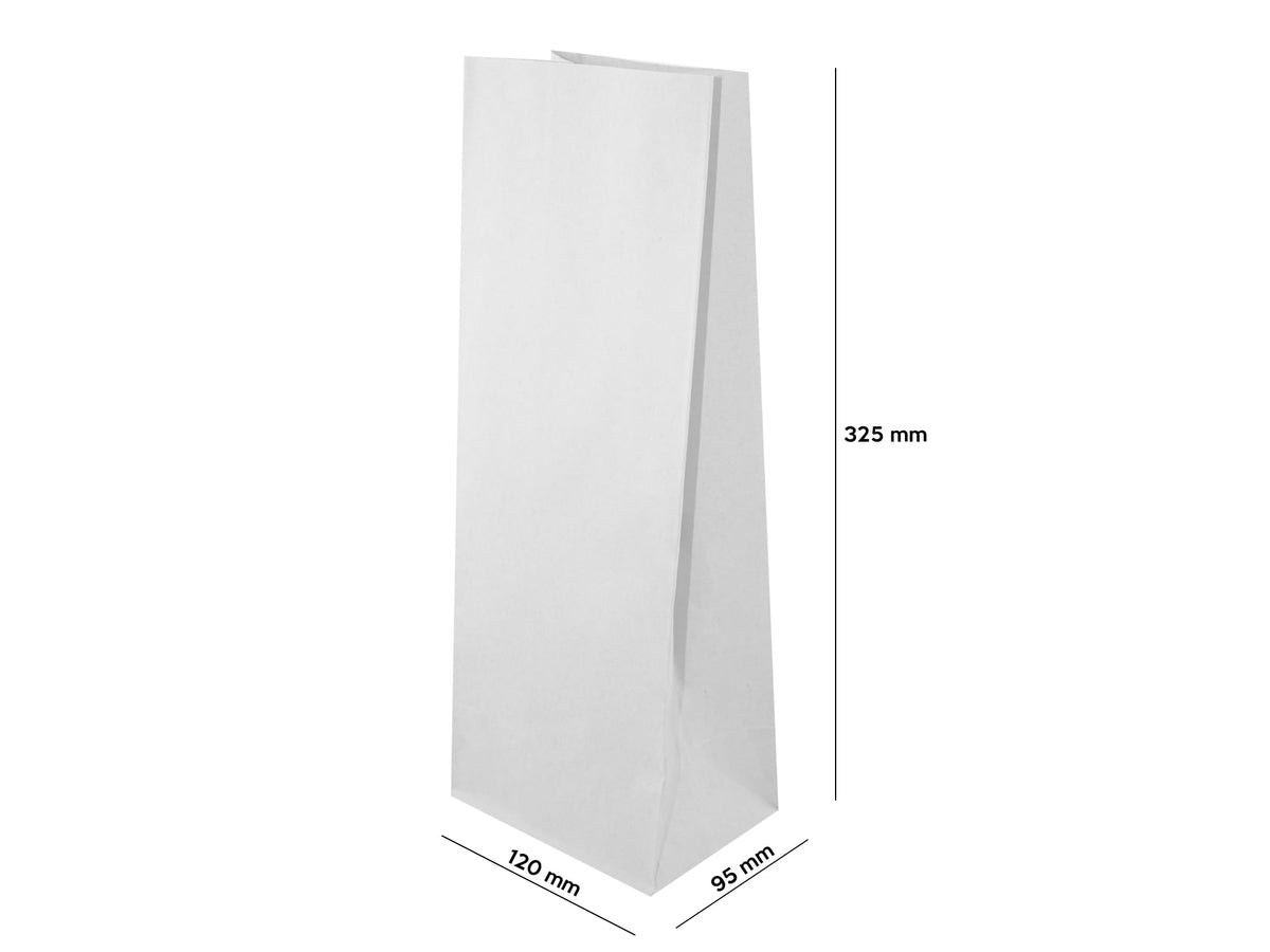 Torba klockowa - BIAŁA - 120x95x325mm 1000szt. Winners Gadzety