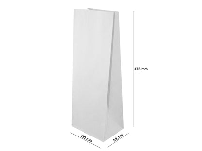 Torba klockowa - BIAŁA - 120x95x325mm 1000szt. Winners Gadzety