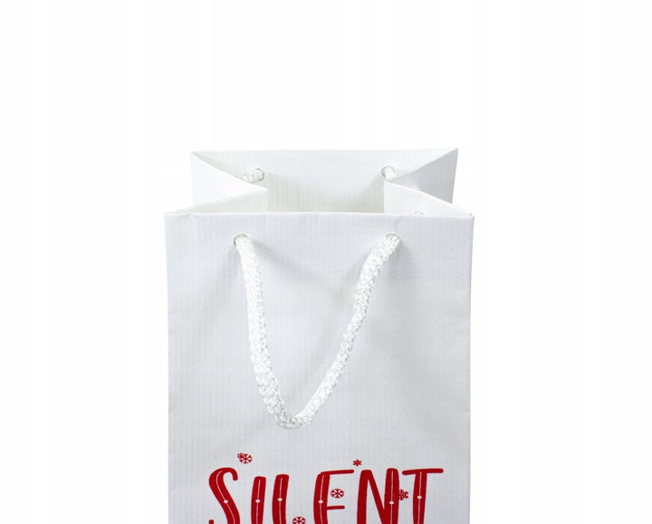 Torba papierowa na wino 11x9x40cm SILENT NIGHT Winners Gadzety