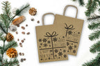 Torba papierowa świąteczna 18x8x22cm PREZENT Winners Gadzety