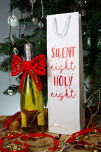 Torba papierowa na wino 11x9x40cm SILENT NIGHT Winners Gadzety