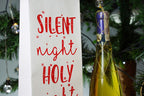 Torba papierowa na wino 11x9x40cm SILENT NIGHT Winners Gadzety