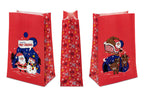 Torba papierowa świąteczna 16x8x27cm MIKOŁAJ I BAŁWAN Winners Gadzety